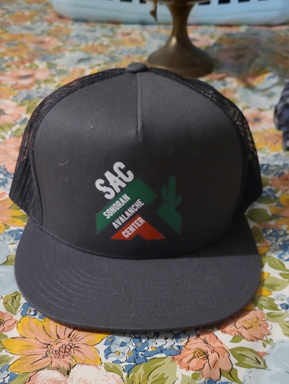 SAC Sonoran Avalanche Center Black Trucker Hat